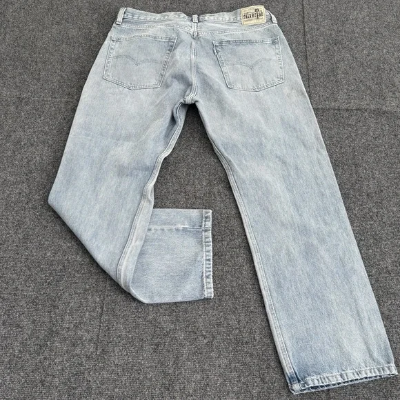 Levi's SilverTab Relaxed Straight Fit Jeans Mens Fits 36x30 Distressed Y2K Style - Picture 2 of 12